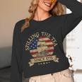 Spilling The Tea Since 1773 Vintage Us History Teacher Women Long Sleeve T-Shirt, novelty gifts, funny gifts