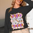 Spooky Teacher Ghost Pencil Teacher Halloween Teacher Women Long Sleeve T-Shirt, novelty gifts, funny gifts Spooky Teacher Ghost Pencil Teacher Halloween Teacher Women Long Sleeve T-Shirt, novelty gifts, funny gifts