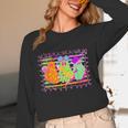 Spooky Teacher Halloween Ghost Fall Autumn Season Women Women Long Sleeve T-Shirt, novelty gifts, funny gifts