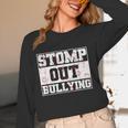 Stomp Out Bullying Back To School Education Teacher Women Long Sleeve T-Shirt, novelty gifts, funny gifts Stomp Out Bullying Back To School Education Teacher Women Long Sleeve T-Shirt, novelty gifts, funny gifts