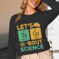 Lets Tacos Bout Science Teacher Chemistry Physics Women Long Sleeve T-Shirt, novelty gifts, funny gifts