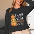 I Teach The Cutest Pumpkins In The Patch Fall Autumn Teacher Women Long Sleeve T-Shirt, novelty gifts, funny gifts I Teach The Cutest Pumpkins In The Patch Fall Autumn Teacher Women Long Sleeve T-Shirt, novelty gifts, funny gifts