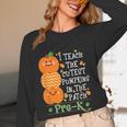 I Teach The Cutest Pumpkins In Patch Pre-K Halloween Teacher Women Long Sleeve T-Shirt, novelty gifts, funny gifts I Teach The Cutest Pumpkins In Patch Pre-K Halloween Teacher Women Long Sleeve T-Shirt, novelty gifts, funny gifts