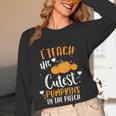 I Teach The Cutest Pumpkins In The Patch Teacher School For Men Women Kids Women Long Sleeve T-Shirt, novelty gifts, funny gifts I Teach The Cutest Pumpkins In The Patch Teacher School For Men Women Kids Women Long Sleeve T-Shirt, novelty gifts, funny gifts
