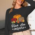 Teach Love Inspire Autumn Fall Plaid Leopard Pumpkin Teacher For Men Women Kids Women Long Sleeve T-Shirt, novelty gifts, funny gifts Teach Love Inspire Autumn Fall Plaid Leopard Pumpkin Teacher For Men Women Kids Women Long Sleeve T-Shirt, novelty gifts, funny gifts