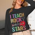 I Teach Rockstars Band Vibes Teacher Rocks My Music Teaching Women Long Sleeve T-Shirt, novelty gifts, funny gifts I Teach Rockstars Band Vibes Teacher Rocks My Music Teaching Women Long Sleeve T-Shirt, novelty gifts, funny gifts