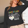 Teacher Aide Appreciation Cute Heart Tee For Women Women Long Sleeve T-Shirt, novelty gifts, funny gifts Teacher Aide Appreciation Cute Heart Tee For Women Women Long Sleeve T-Shirt, novelty gifts, funny gifts