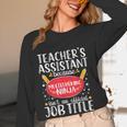 Teacher Assistant Teaching School Ninja Appreciation Women Long Sleeve T-Shirt, novelty gifts, funny gifts Teacher Assistant Teaching School Ninja Appreciation Women Long Sleeve T-Shirt, novelty gifts, funny gifts