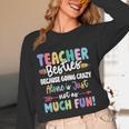 Teacher Besties Matching Teacher Besties Women Long Sleeve T-Shirt, novelty gifts, funny gifts