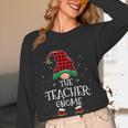 Teacher Gnome Xmas Family Matching Plaid Christmas Gnomes Women Long Sleeve T-Shirt, novelty gifts, funny gifts Teacher Gnome Xmas Family Matching Plaid Christmas Gnomes Women Long Sleeve T-Shirt, novelty gifts, funny gifts