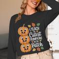 Teacher Halloween Tshirts I Teach The Cutest Pumpkins Women Long Sleeve T-Shirt, novelty gifts, funny gifts
