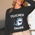 Teacher Shark Teaching Back To School Kindergarten Women Long Sleeve T-Shirt, novelty gifts, funny gifts Teacher Shark Teaching Back To School Kindergarten Women Long Sleeve T-Shirt, novelty gifts, funny gifts