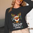 Teacher Squad Red Plaid Rudolph Reindeer Christmas Women Long Sleeve T-Shirt, novelty gifts, funny gifts Teacher Squad Red Plaid Rudolph Reindeer Christmas Women Long Sleeve T-Shirt, novelty gifts, funny gifts