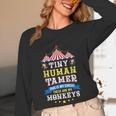 Teacher Tiny Human Tamer This My Circus These Are My Monkeys Women Long Sleeve T-Shirt, novelty gifts, funny gifts Teacher Tiny Human Tamer This My Circus These Are My Monkeys Women Long Sleeve T-Shirt, novelty gifts, funny gifts
