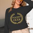 Teacher Of The Year Greatest Ever Award Day Women Long Sleeve T-Shirt, novelty gifts, funny gifts Teacher Of The Year Greatest Ever Award Day Women Long Sleeve T-Shirt, novelty gifts, funny gifts