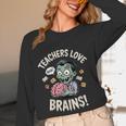 Teachers Love Brains Shirt Men Women Teacher Halloween Women Long Sleeve T-Shirt, novelty gifts, funny gifts Teachers Love Brains Shirt Men Women Teacher Halloween Women Long Sleeve T-Shirt, novelty gifts, funny gifts