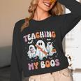 Teaching My Boos Teacher Cute Ghost Teacher Halloween Women Long Sleeve T-Shirt, novelty gifts, funny gifts Teaching My Boos Teacher Cute Ghost Teacher Halloween Women Long Sleeve T-Shirt, novelty gifts, funny gifts