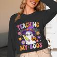Teaching My Boos Teacher Ghost Teach Halloween Teacher Women Long Sleeve T-Shirt, novelty gifts, funny gifts Teaching My Boos Teacher Ghost Teach Halloween Teacher Women Long Sleeve T-Shirt, novelty gifts, funny gifts
