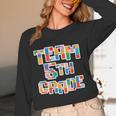 Team 5th Grade Building Blocks Bricks Theme Teacher Team For Men Women Kids Women Long Sleeve T-Shirt, novelty gifts, funny gifts Team 5th Grade Building Blocks Bricks Theme Teacher Team For Men Women Kids Women Long Sleeve T-Shirt, novelty gifts, funny gifts