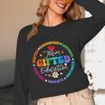 Team Ed Education Teacher Appreciation Back To School Women Long Sleeve T-Shirt, novelty gifts, funny gifts