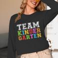 Team Kindergarten Shirt Boy Girl Teacher Graduation Women Long Sleeve T-Shirt, novelty gifts, funny gifts