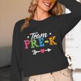Team Pre-K Shirt PreSchool Teacher Student Back To School Women Long Sleeve T-Shirt, novelty gifts, funny gifts