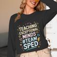 Team Sped Sped Teacher Special Education Teacher Team Women Long Sleeve T-Shirt, novelty gifts, funny gifts