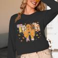 Thanksgiving Teacher Pencil Bow One Thankful Teacher Fall Women Long Sleeve T-Shirt, novelty gifts, funny gifts Thanksgiving Teacher Pencil Bow One Thankful Teacher Fall Women Long Sleeve T-Shirt, novelty gifts, funny gifts