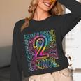 Tie Dye 2nd Grade Typography Team Second Grade Teacher Women Long Sleeve T-Shirt, novelty gifts, funny gifts Tie Dye 2nd Grade Typography Team Second Grade Teacher Women Long Sleeve T-Shirt, novelty gifts, funny gifts