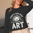 Today’s Good Mood Is Sponsored By Art Teacher Sun Tee Women Long Sleeve T-Shirt, novelty gifts, funny gifts Today’s Good Mood Is Sponsored By Art Teacher Sun Tee Women Long Sleeve T-Shirt, novelty gifts, funny gifts