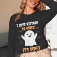 History Teacher Halloween History Class School For Men Women Kids Women Long Sleeve T-Shirt, novelty gifts, funny gifts