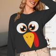 Turkey Face Halloween Costume Thanksgiving Teacher Nurse Women Long Sleeve T-Shirt, novelty gifts, funny gifts Turkey Face Halloween Costume Thanksgiving Teacher Nurse Women Long Sleeve T-Shirt, novelty gifts, funny gifts