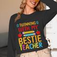 Twinning With My Bestie Teacher Boy Spirit Week Twin Day Women Long Sleeve T-Shirt, novelty gifts, funny gifts Twinning With My Bestie Teacher Boy Spirit Week Twin Day Women Long Sleeve T-Shirt, novelty gifts, funny gifts