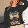 Vintage Take Me To Your Readers English Teacher Alien Space Men Women Women Long Sleeve T-Shirt, novelty gifts, funny gifts