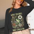 Weird Teachers Build Character Frog Reading Book Librarian Women Long Sleeve T-Shirt, novelty gifts, funny gifts Weird Teachers Build Character Frog Reading Book Librarian Women Long Sleeve T-Shirt, novelty gifts, funny gifts