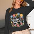 Wildflower 4th Fourth Grade Floral Back To School Teacher Women Long Sleeve T-Shirt, novelty gifts, funny gifts Wildflower 4th Fourth Grade Floral Back To School Teacher Women Long Sleeve T-Shirt, novelty gifts, funny gifts
