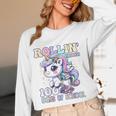 100 Days Of School Girls Teacher 100th Day Unicorn Outfit Women Long Sleeve T-Shirt, novelty gifts, funny gifts 100 Days Of School Girls Teacher 100th Day Unicorn Outfit Women Long Sleeve T-Shirt, novelty gifts, funny gifts