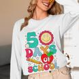 50 Days Of School Teacher Happy 50th Day Of School Kids Women Long Sleeve T-Shirt, novelty gifts, funny gifts 50 Days Of School Teacher Happy 50th Day Of School Kids Women Long Sleeve T-Shirt, novelty gifts, funny gifts