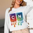 6 7 Science Chemistry Teacher Periodic Table Meme Tee Women Long Sleeve T-Shirt, novelty gifts, funny gifts