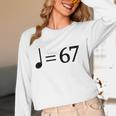 67 Music Meme Slang Musician Kids Music Teacher Women Long Sleeve T-Shirt, novelty gifts, funny gifts 67 Music Meme Slang Musician Kids Music Teacher Women Long Sleeve T-Shirt, novelty gifts, funny gifts