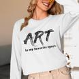 Art Teacher Women Long Sleeve T-Shirt, novelty gifts, funny gifts
