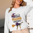 This Is My Awesome Teacher Costume Halloween Witch Women Long Sleeve T-Shirt, novelty gifts, funny gifts This Is My Awesome Teacher Costume Halloween Witch Women Long Sleeve T-Shirt, novelty gifts, funny gifts