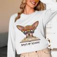 Chihuahua 100 Days Of School Rainbow Glasses Teacher Women Long Sleeve T-Shirt, novelty gifts, funny gifts Chihuahua 100 Days Of School Rainbow Glasses Teacher Women Long Sleeve T-Shirt, novelty gifts, funny gifts