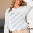 Colleged Ruled Paper Lined Writer Student Professor Teacher Women Long Sleeve T-Shirt, novelty gifts, funny gifts