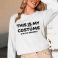 THIS IS MY COSTUME Eraser Teacher Halloween Costume Women Long Sleeve T-Shirt, novelty gifts, funny gifts THIS IS MY COSTUME Eraser Teacher Halloween Costume Women Long Sleeve T-Shirt, novelty gifts, funny gifts