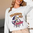 Cute Elementary School Student Dog Teacher's Pet Women Long Sleeve T-Shirt, novelty gifts, funny gifts