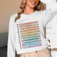 Executive Functioning Skills Back To School Sped Teacher SLP Women Long Sleeve T-Shirt, novelty gifts, funny gifts