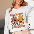 Fall In Love With Learning Thanksgiving Teacher Student Women Long Sleeve T-Shirt, novelty gifts, funny gifts Fall In Love With Learning Thanksgiving Teacher Student Women Long Sleeve T-Shirt, novelty gifts, funny gifts