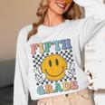 Fifth Grade Team Teachers Boys Girls Retro Smile 5th Grade Women Long Sleeve T-Shirt, novelty gifts, funny gifts Fifth Grade Team Teachers Boys Girls Retro Smile 5th Grade Women Long Sleeve T-Shirt, novelty gifts, funny gifts