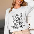 Frog Dissection Biology Anatomy Lab Science Teacher Women Long Sleeve T-Shirt, novelty gifts, funny gifts